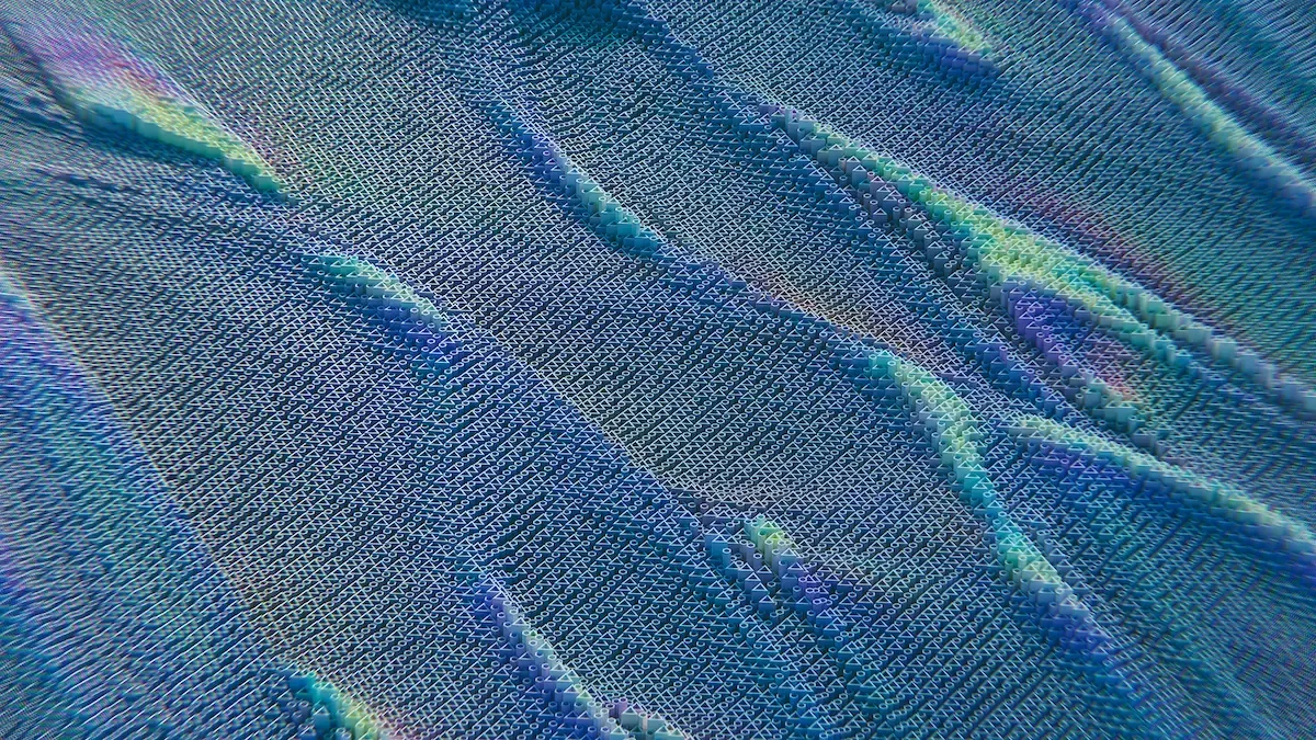 Textura abstracta azul representando ciberseguridad